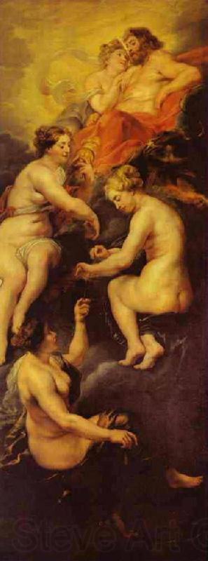 Peter Paul Rubens The Destiny of Marie de Medici Norge oil painting art